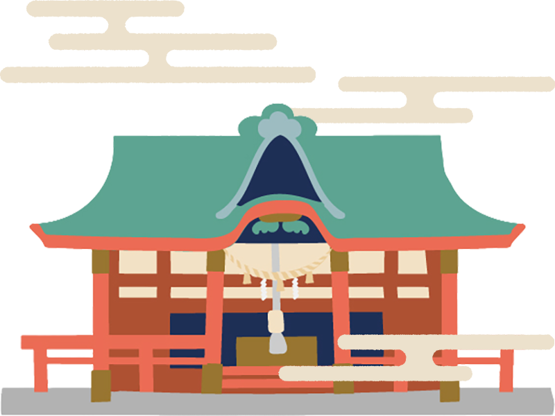 第1位：神社お社（御本殿）前