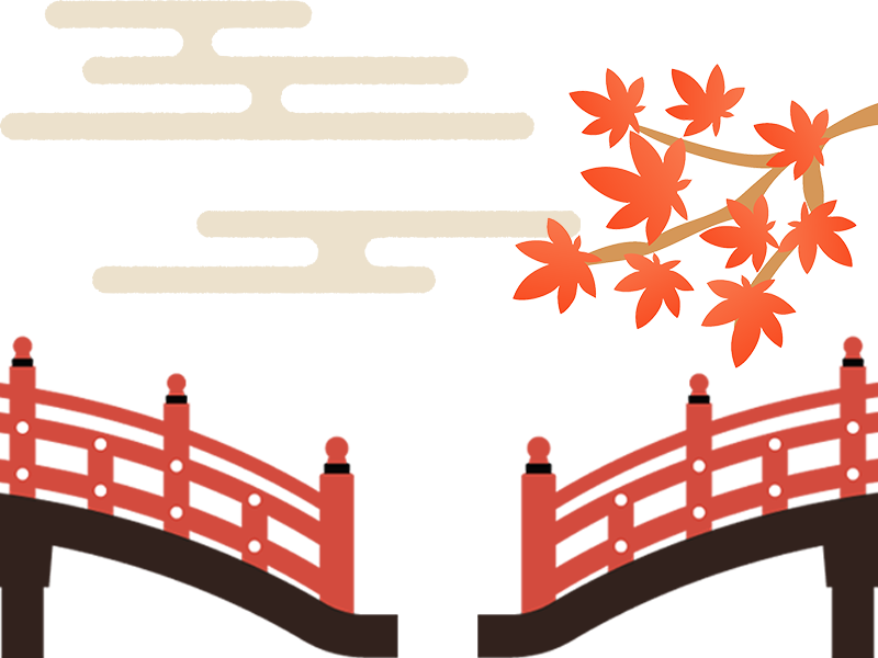 第8位：神社お社の中や、赤い手摺（てすり）の橋など